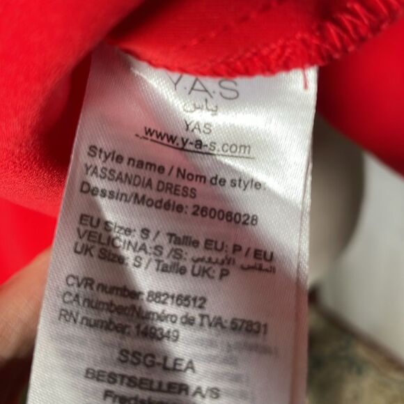 Y.A.S. ASOS Bright Red Yassandia Layered Sleeveless Dress (Size: Small) - Picture 12 of 14